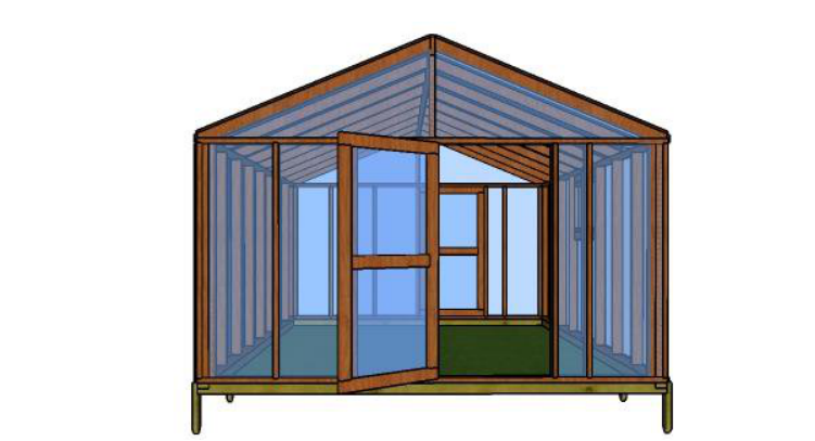 12×16 greenhouse plans 